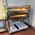 1227719-2 Double pizza oven on stand - GGM gastro