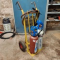 1241879-1 Gas cutting trolley with tubes