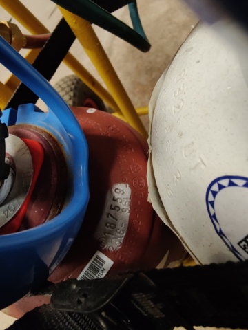 1241879-5 Gas cutting trolley with tubes