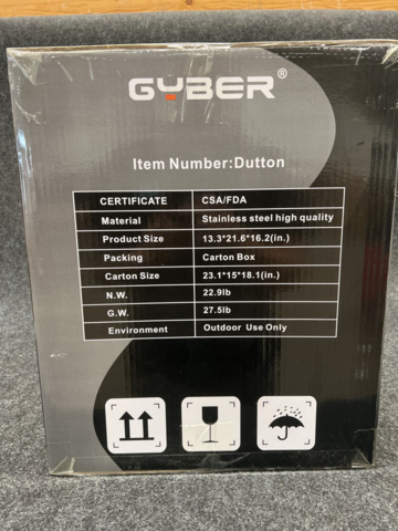 1236504-5 Gyber Steak grill Dutton