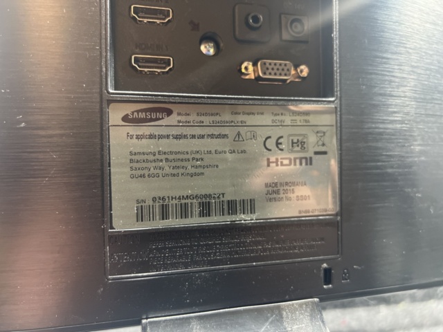 1244481-6 Computer monitors 3 pcs 24" - Samsung S24D590PL