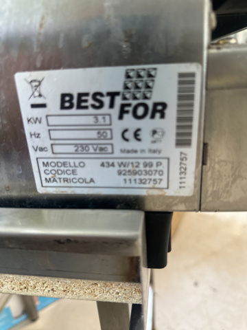 1196842-8 Best for Bakoff oven 434 W Digital