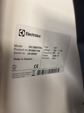 1215015-4 Drying cabinet Electrolux DC3500TWL