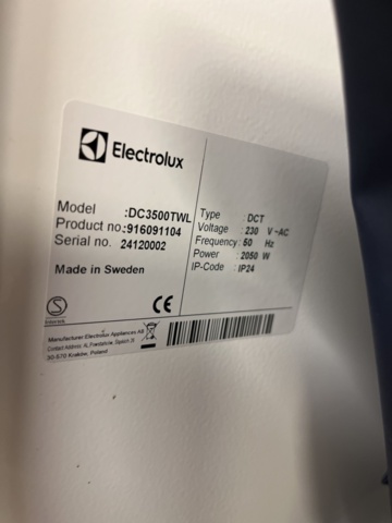 1215015-5 Drying cabinet Electrolux DC3500TWL