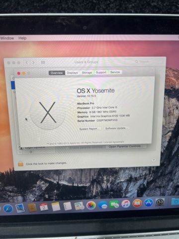 1244488-6 Laptop Apple MacBook Pro 13.3"