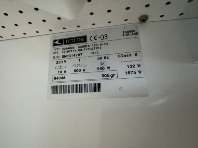 1219852-6 Display coolers, Norpe, model Normix-120-M-SH, 2 pcs