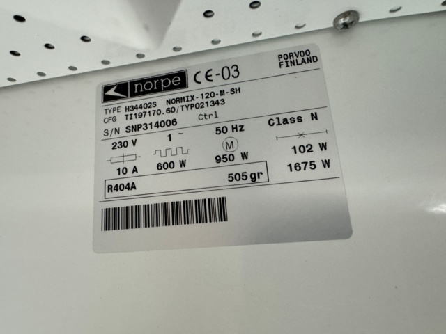 1219852-7 Display coolers, Norpe, model Normix-120-M-SH, 2 pcs