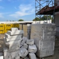 1224526-2 3 pallets lightweight concrete blocks, low energy 365 x 100 x 600