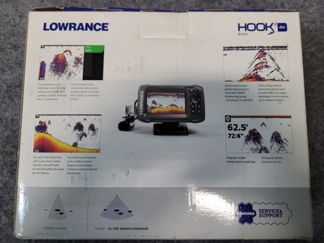 1246593-2 Sonar Lowrance Hook2 4X