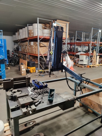 1246531-3 Gängarm/gängstation på vagn S&L Maskin