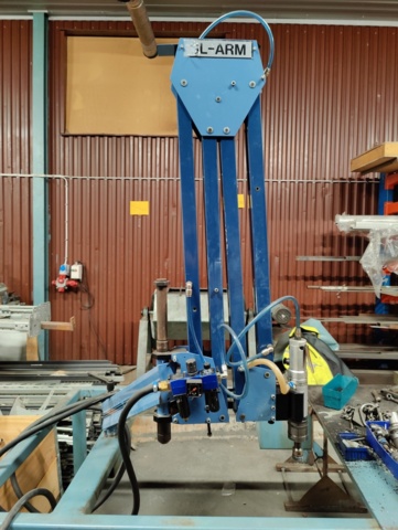 1246531-10 Gängarm/gängstation på vagn S&L Maskin