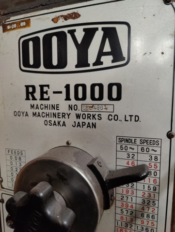 1246535-6 Radial drilling machine OOYA RE-1000