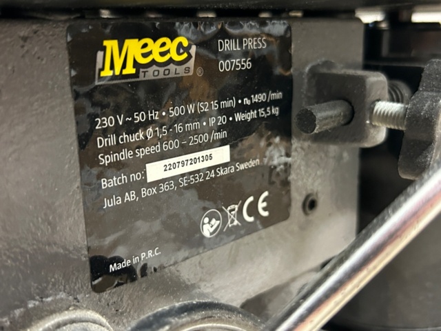 1144803-5 Column drilling machine Meec Tools 007556