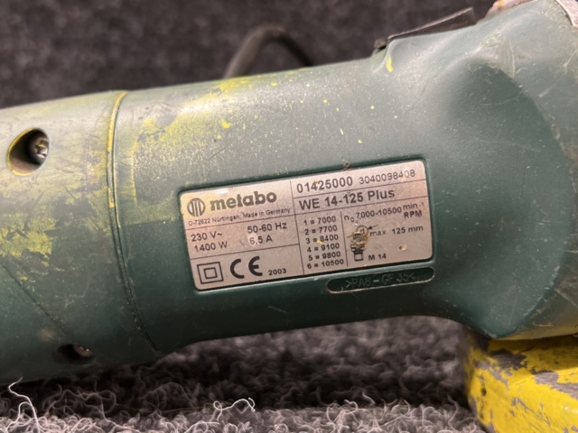 1248009-5 Angle grinder Metabo WE 14-125 Plus