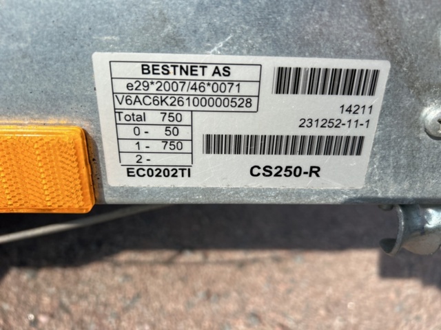 1235072-25 Grid trailer TIKI CS250-R