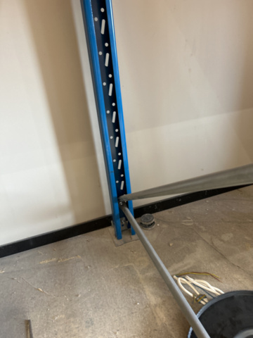 1235050-9 Pallet racking 4 sections with shelves