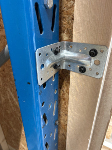 1235050-10 Pallet racking 4 sections with shelves