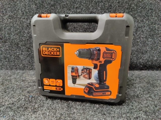 1250308-1 Screwdriver Black & Decker BDCDD186KB-QW 18V