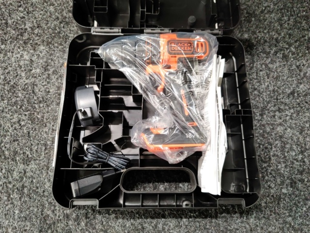 1250308-5 Screwdriver Black & Decker BDCDD186KB-QW 18V