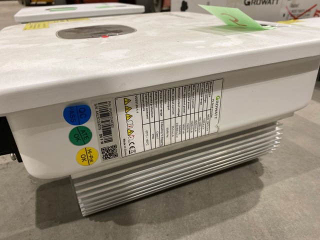 1250356-2 Växelriktare solceller - Growatt 15 TL3-X