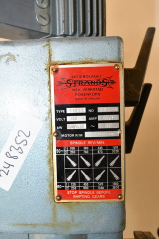 1248352-4 Column drilling machine STRANDS #2