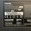 1140550-5 Toshiba TV screen 40` with wall bracket