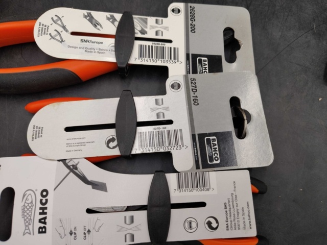 1250951-2 5 st Bahco tång - Frakt ingår