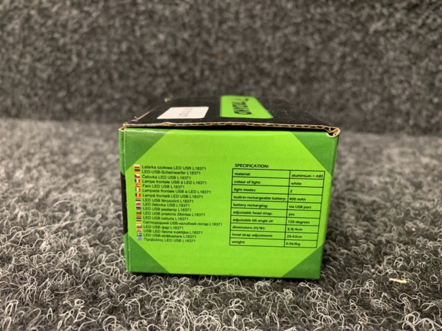 1251050-3 4 st Pannlampor 4i1 USB LED-strålkastare