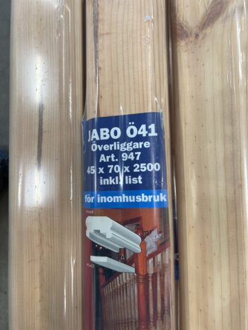 1252544-5 Staket Jabo överliggare, underliggare, räckespelare, ändstolpar