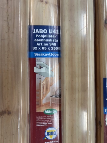 1252544-7 Staket Jabo överliggare, underliggare, räckespelare, ändstolpar