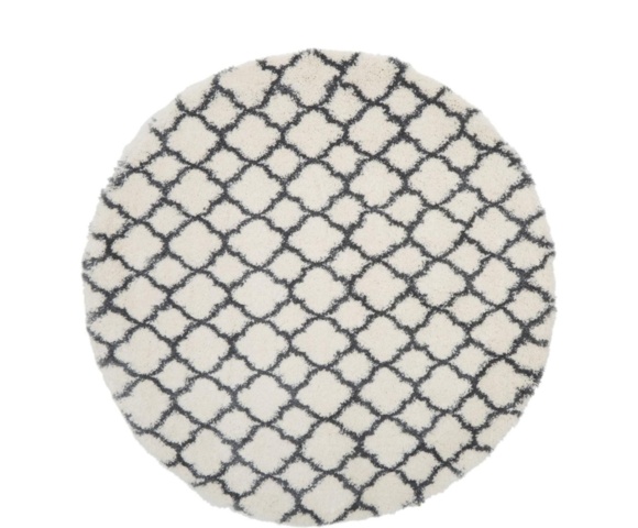 1252591-1 Westwing Mona Round shaggy rug, Ø 150 cm
