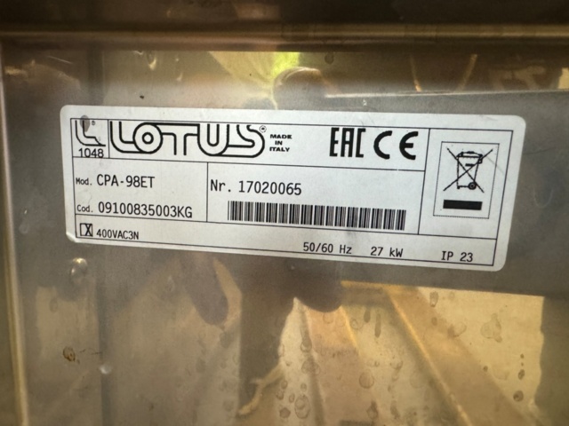 1198844-6 Lotus double pasta cooker