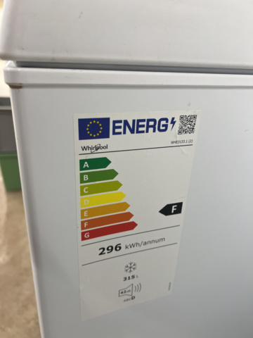 1122135-3 Whirlpool WHE3133 space Max freezer