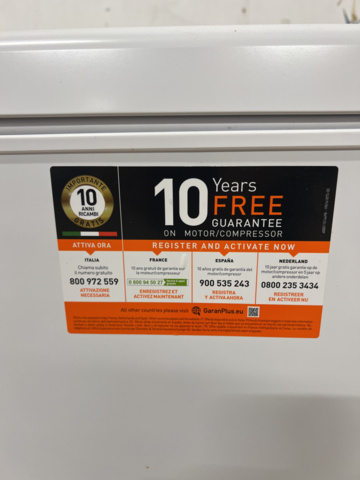 1122135-4 Whirlpool WHE3133 space Max freezer