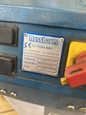 1180976-5 Scissor lift - Nussbaum Jumbo Lift II NT