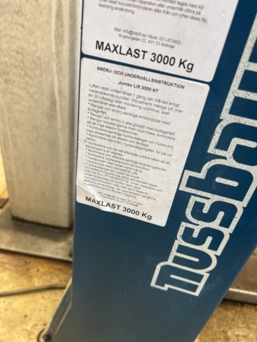 1180976-7 Scissor lift - Nussbaum Jumbo Lift II NT