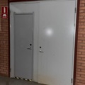 1253358-2 Steel door with a smaller and a larger door