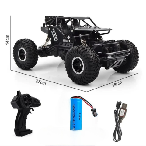 1253077-2 Radiostyrd Offroad Bil Svart - Fri frakt