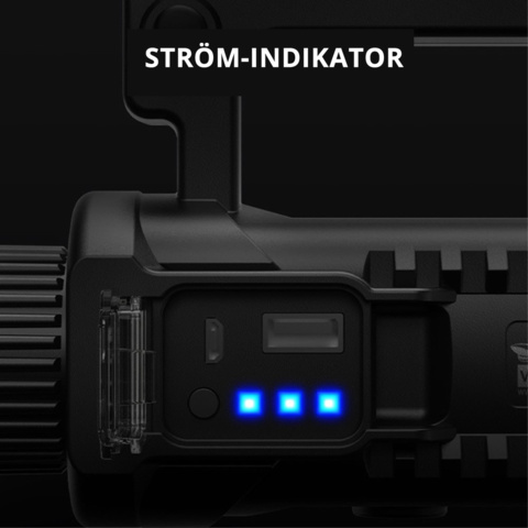 1253259-3 3 st ficklampor, 8000 mah powerbank, 35W - Frakt ingår