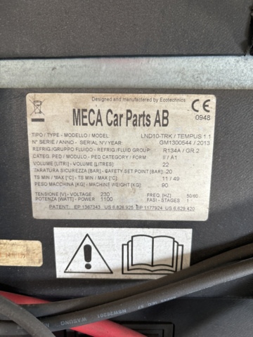 1135474-13 AC machine Pro Meister Tempus 1.1