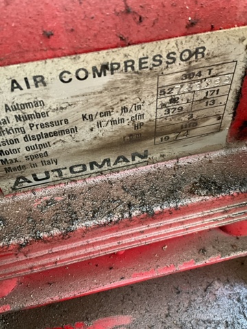 1206576-3 Air compressor Automan 304 T