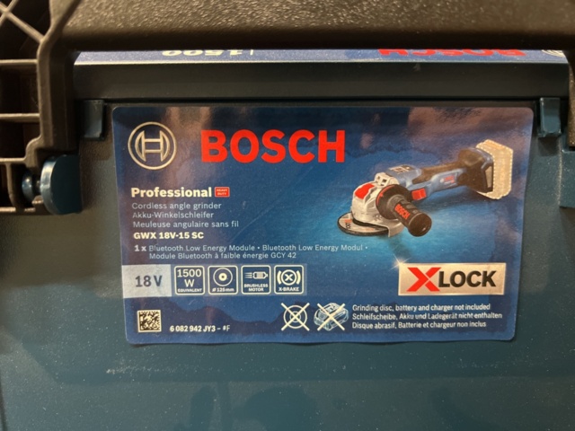 1253539-8 Angle grinder Bosch GWX 18V-15 SC