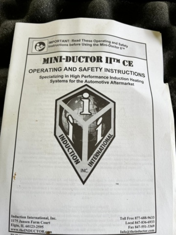 1253750-3 Induction heater - Mini-Ductor II