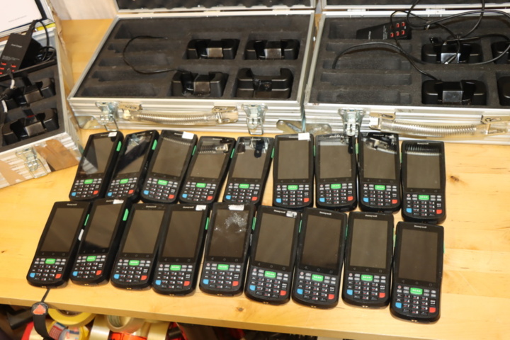 1173774-28 18 Honeywell ScanPal EDA50K PDAs with charger