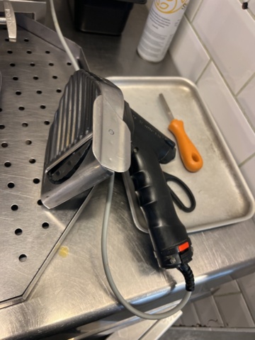 1244534-6 Kebab grill with kebab saw - Potis E 3-N