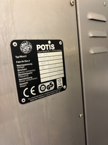 1244534-11 Kebab grill with kebab saw - Potis E 3-N