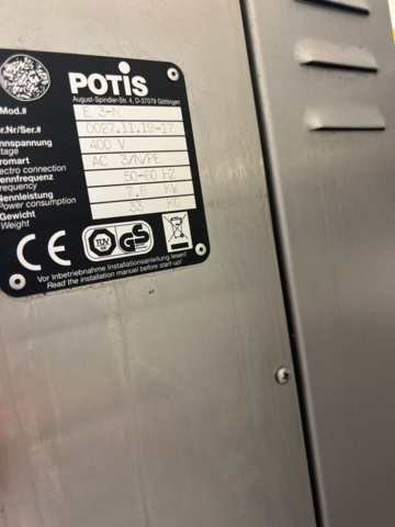 1244534-12 Kebab grill with kebab saw - Potis E 3-N