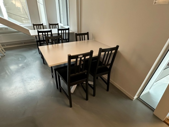 956553-3 25 chairs Ikea Stefan black