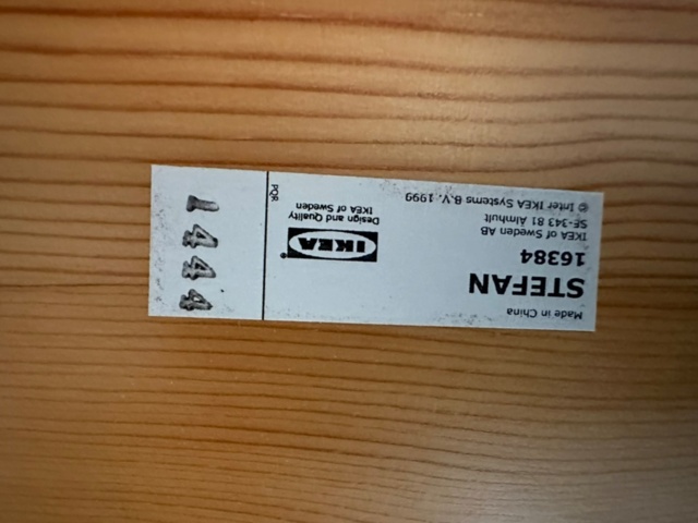 956553-4 25 chairs Ikea Stefan black