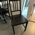 956553-5 25 chairs Ikea Stefan black
